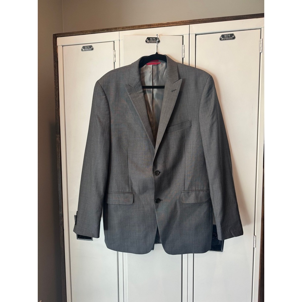 Alfani Suit Coat Gray Men's Slim Fit size 40 R